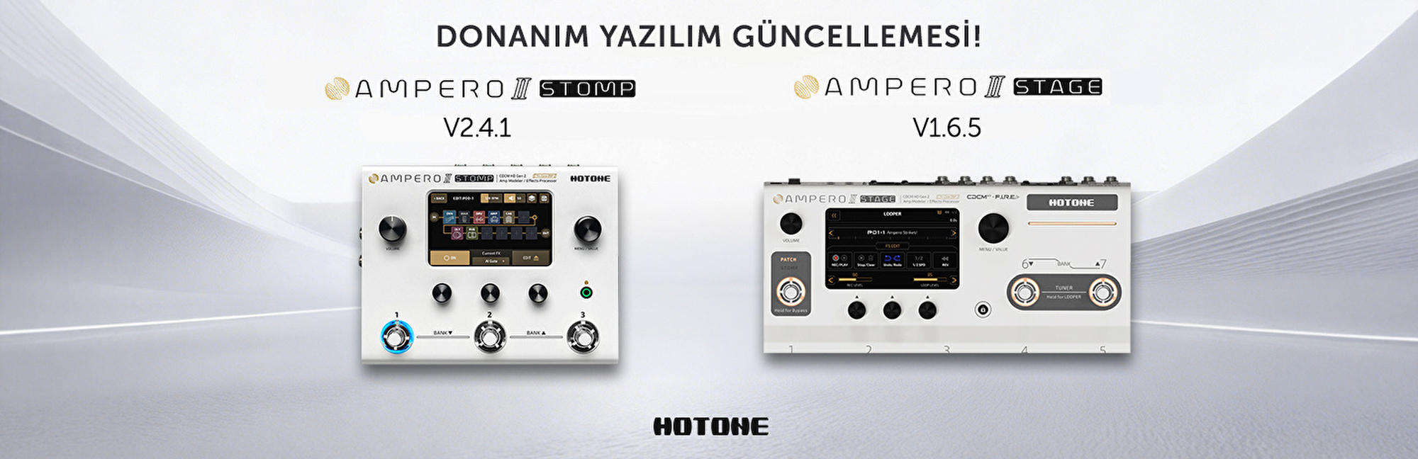 Hotone MP-300 Ampero II Stomp Amp Modeler & Effects Processor